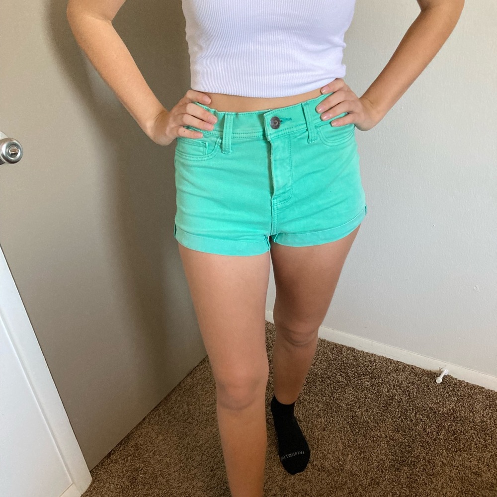 Skinny High-Waisted Shorts